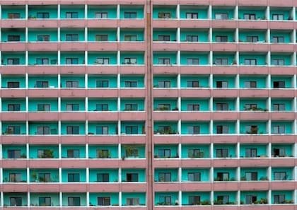 Apartamentos en el centro de Pyongyang