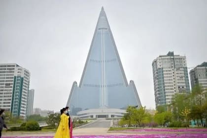 Hotel Ryugyong en Pyongyang