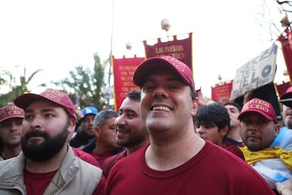 El influencer argentino y libertario Daniel Paserini ("El Gordo Dan") en la previa de un acto de Javier Milei