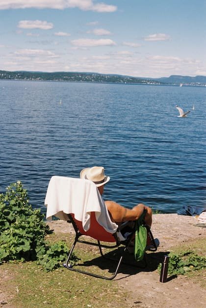 Un lugar de descanso junto a un fiordo, en las afueras de Oslo, Noruega, el 20 de junio de 2026