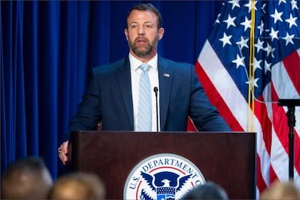 El secretario de Seguridad Nacional norteamericano, Markwayne Mullin.