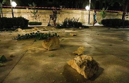 En el centro de Granada se registraron roturas en varios monumentos
