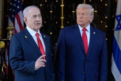 Trump y Netanyahu en el club Mar-a-Lago, en Palm Beach, Florida