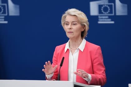 La presidenta de la Comisión Europea, Ursula von der Leyen