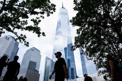 Visitantes en el One World Trade Center
