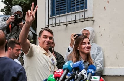Flavio, esta mañana tras votar en Río