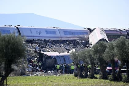 Choque de trenes en Urda, Toledo, España
